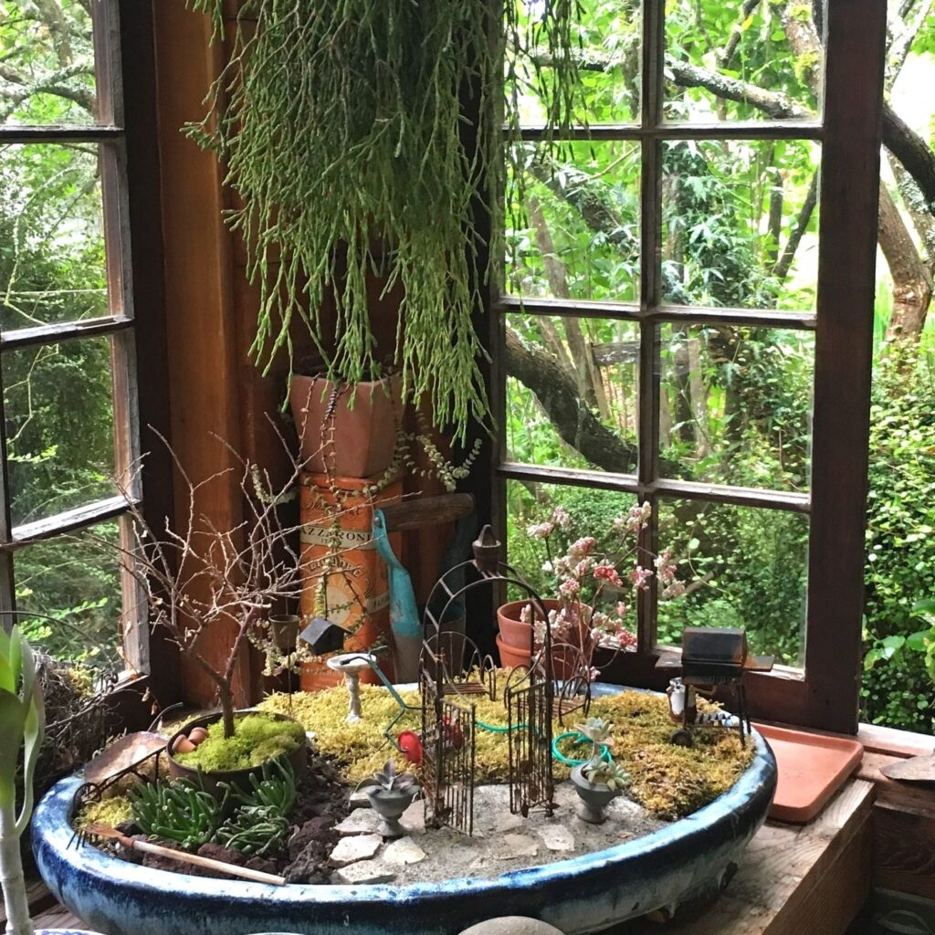 Potting Shed Fairy Garden