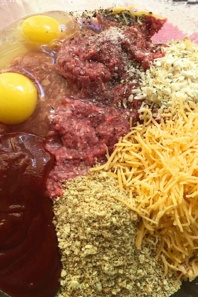 Photos of Ingredients for Homemade Meatloaf Recipe