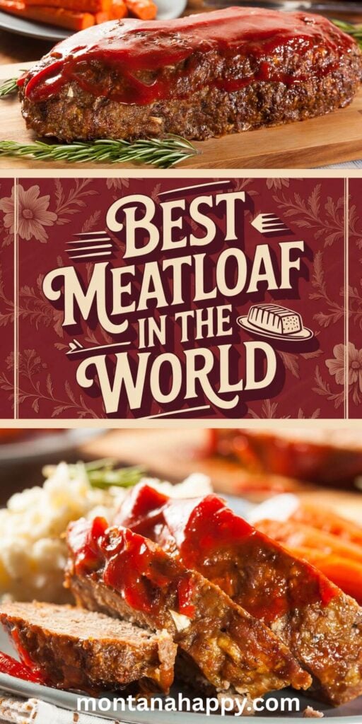 The Best Meatloaf Recipe Ever -Discover the best meatloaf recipe ever—moist, flavorful, and topped with a rich, savory glaze that brings it all together. This easy homemade meatloaf is the ultimate comfort food dinner, perfect for cozy family meals or a classic Sunday supper. Packed with old-fashioned flavor and simple to make, it’s one of those tried-and-true dinner recipes that never goes out of style. Pin this classic meatloaf recipe now to save your new favorite go-to dinner idea! Easy Dinner Recipes * Simple Dinner Recipes 
