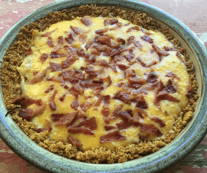 Delicious Sour Cream Onion Bacon Tart
