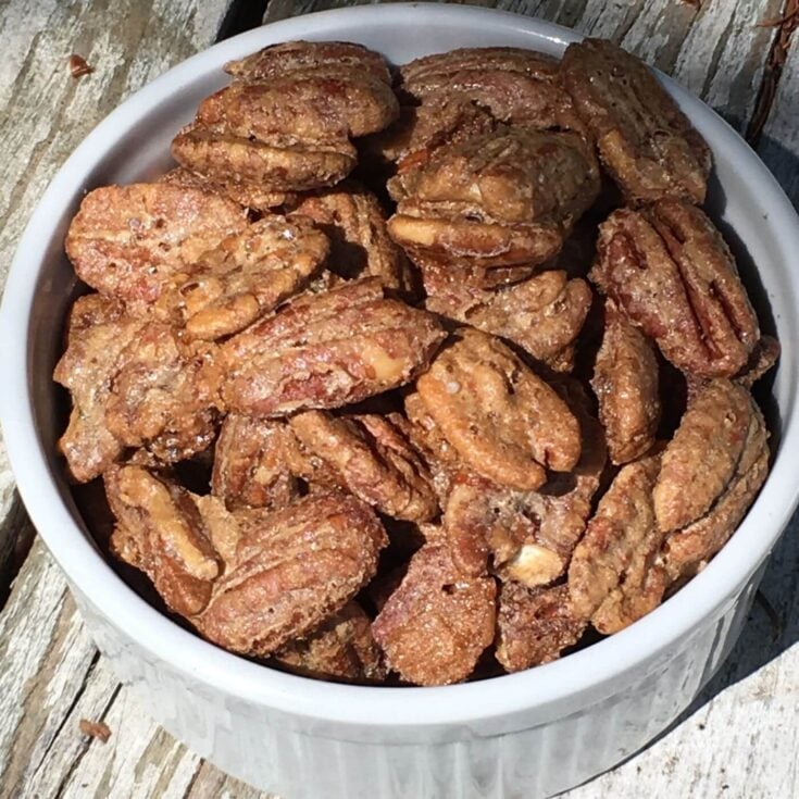 4-Ingredient Vanilla Glazed Pecans Recipe