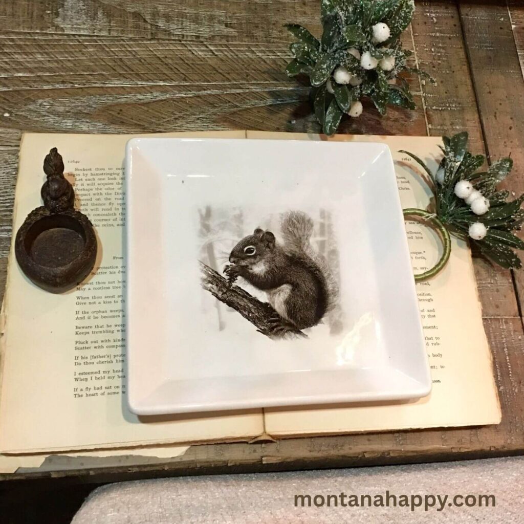 Country Christmas Decor – Woodland Place Settings