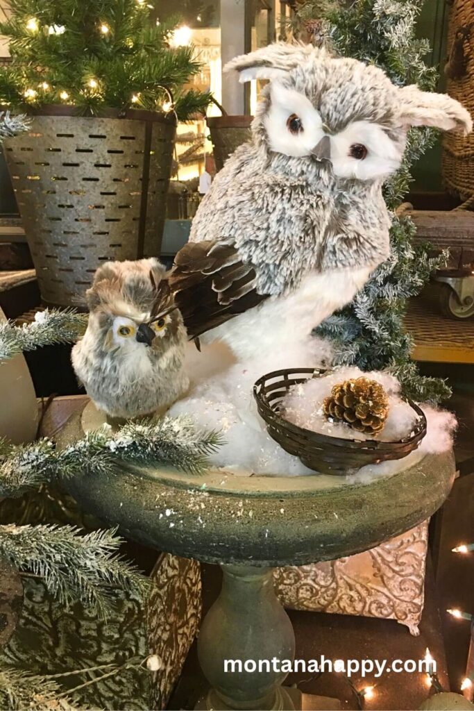 Rustic Christmas Decorating - Vintage Coca-Cola Box with Greenery