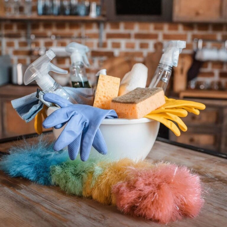 Hygge Cleaning Routine - Photo of Cleaning Supplies