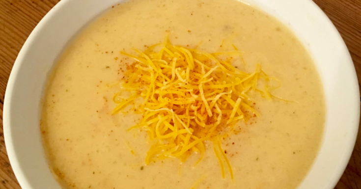 Lick-the-Bowl Creamy Cheddar Apple Soup