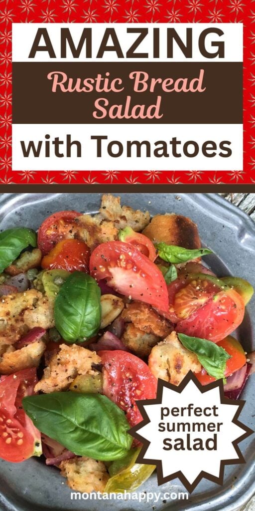 Rustic Bread Salad with Tomatoes 
