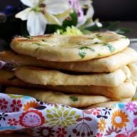 Homemade Garlic Naan