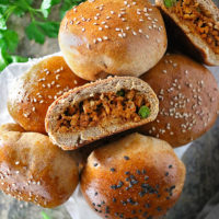 Spiced Chicken Stuffed Buns