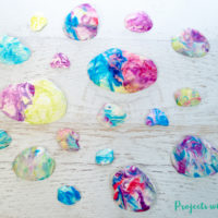 Easy Marbled Seashell Art for Kids