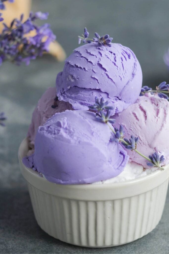 Lavender Ice cream 