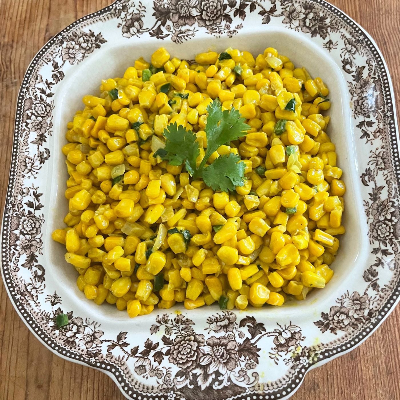 Easy Side Dishes for Salmon * Curried Cream Corn