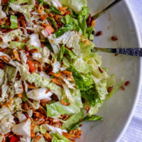 Napa Cabbage Salad Recipe {Asian Ramen Noodle Salad}
