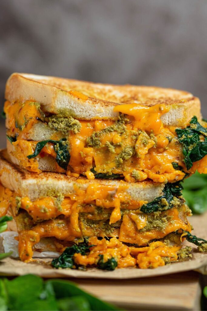 Pesto Uses Recipes - Pesto Grilled Cheese Sandwich