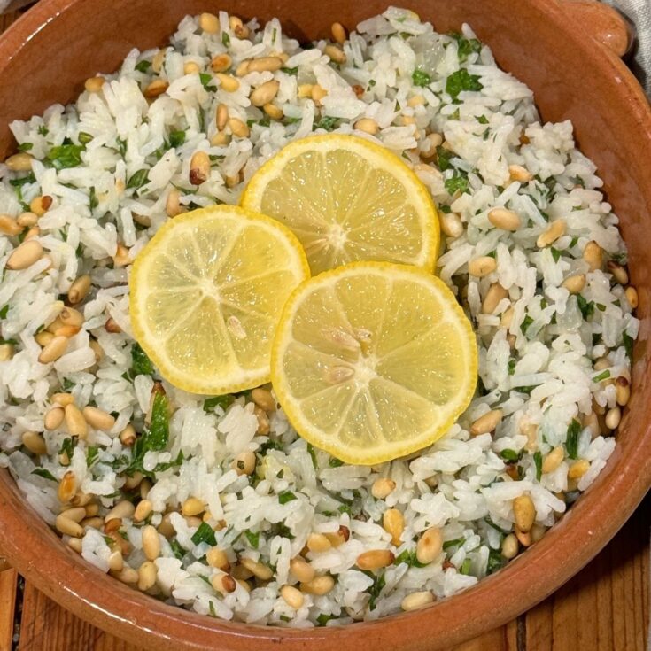 Side Dish for Salmon - Lemon Rice Recipe