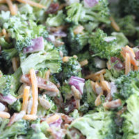Keto Broccoli Salad With Bacon- The Best Cold Broccoli Salad Recipe