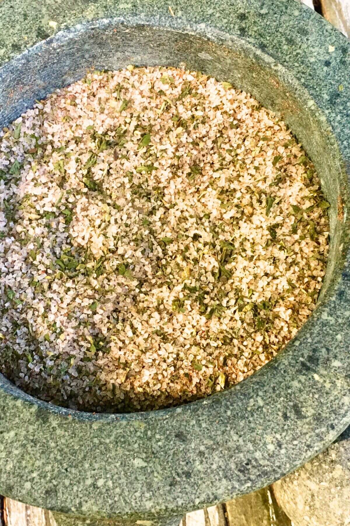 Homemade Herb Salt Recipe | Montana Happy