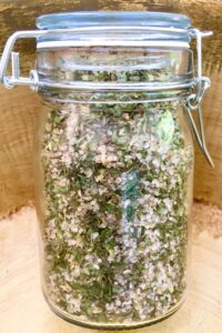 Homemade Herb Salt Recipe | Montana Happy