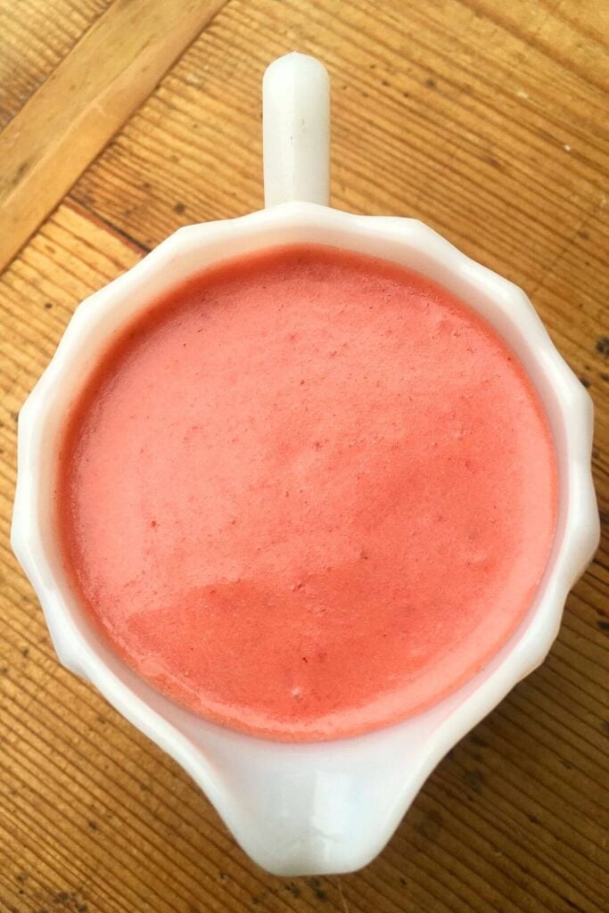 Photo of Homemade Creamy Strawberry Salad Dressing Recipe
