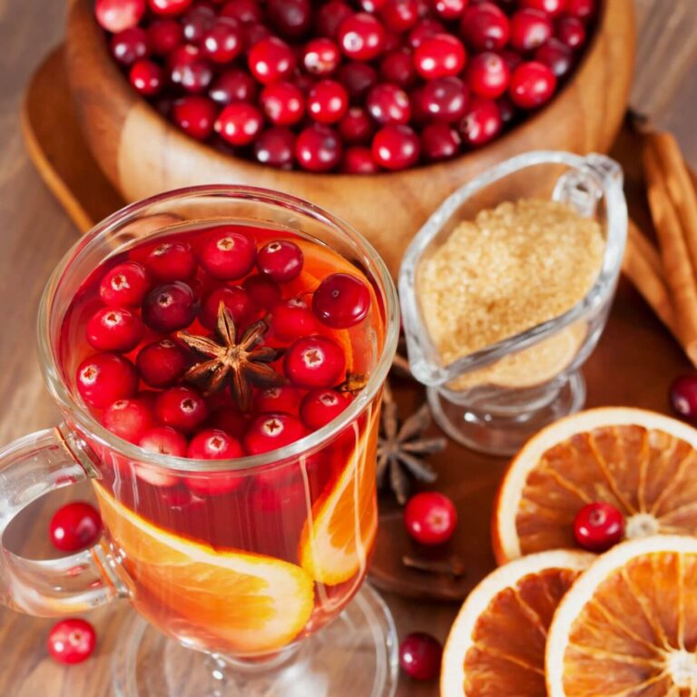THE BEST Easy Hot Cranberry Tea Recipe