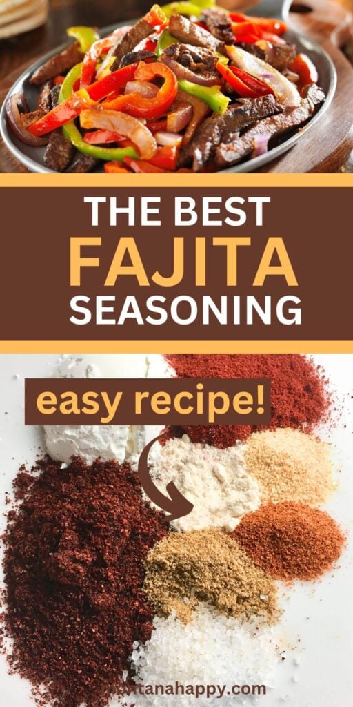 The Best Fajita Seasoning Mix Recipe - This easy homemade fajita seasoning mix is the perfect blend of smoky, savory, and slightly spicy flavors to elevate your Tex-Mex meals! Whether you're making sizzling chicken fajitas, beef strips, or grilled veggie wraps, this DIY fajita spice blend adds bold flavor without any added preservatives or fillers. Made with common pantry spices like cumin, paprika, and garlic powder, this quick and delicious fajita seasoning recipe is a must-have for effortless weeknight dinners. Save this flavorful fajita seasoning mix for your next taco night or meal prep session!