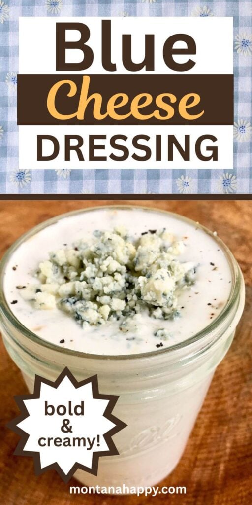 Blue Cheese Dressing - This homemade blue cheese dressing recipe is rich, creamy, and packed with bold flavor—perfect for topping your favorite salads, dipping wings, or drizzling over veggies. If you're looking for the best blue cheese salad dressing to make at home, this easy and delicious dressing is a must-try. Made with real ingredients, it's one of those homemade salad dressing recipes that tastes better than store-bought. Whether you're planning summer salads or game day snacks, this blue cheese dressing is a flavorful, creamy companion. Save this recipe for your go-to blue cheese dip and creamy salad dressing needs!