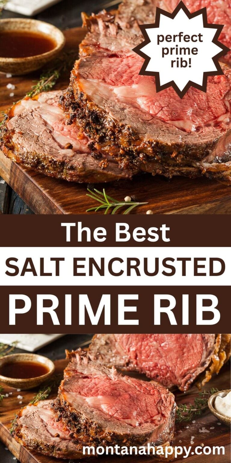 THE BEST Kosher Salt Encrusted Prime Rib Recipe | Montana Happy
