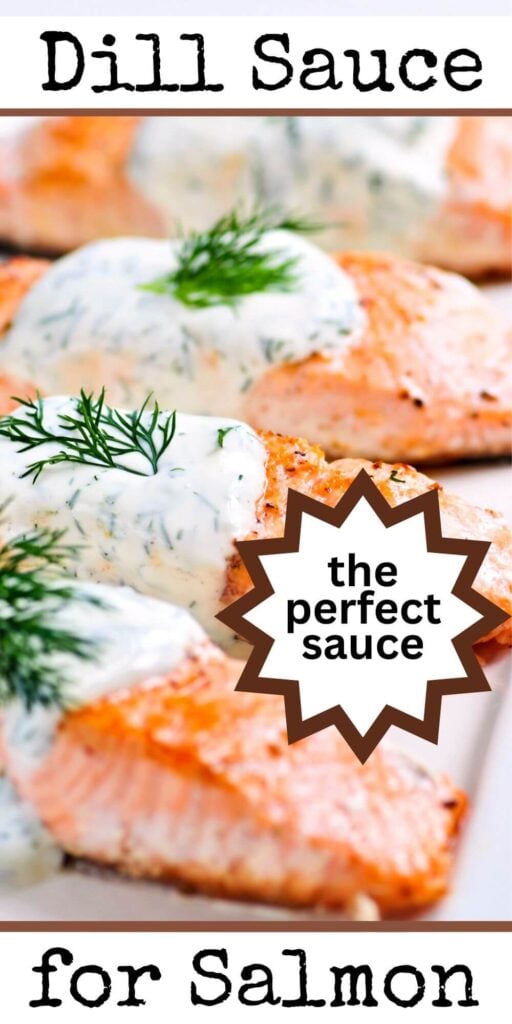 Dill Sauce Recipe for Salmon * Salmon Recipes 