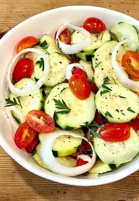 How to Make Cucumber Salad | Montana Happy