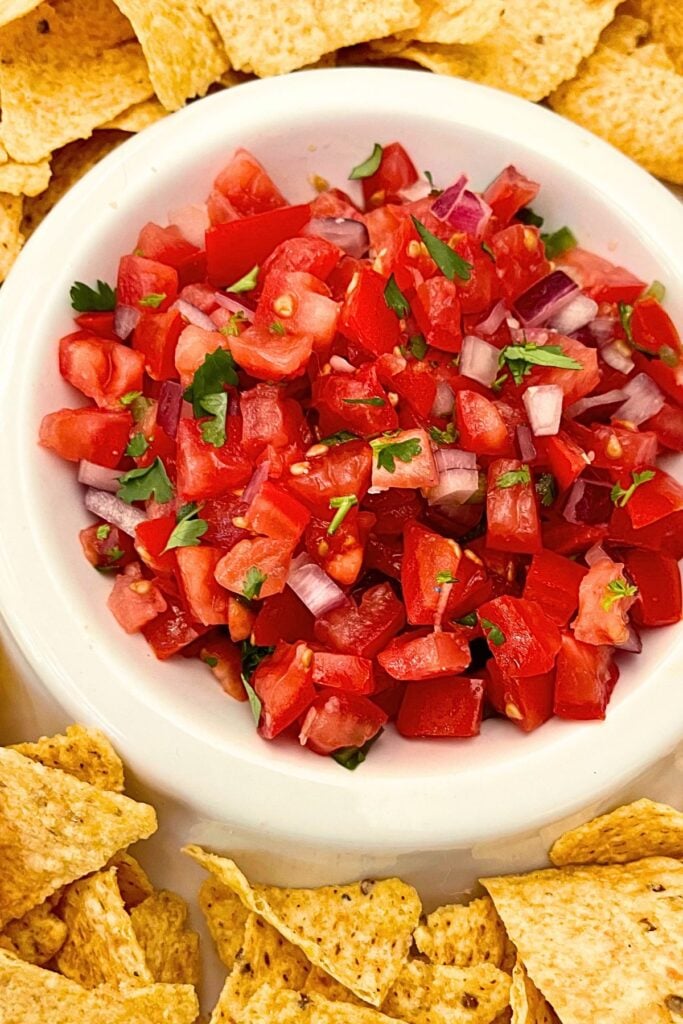 Photo of Best Recipe for Homemade Salsa Fresca with Tortilla Chips