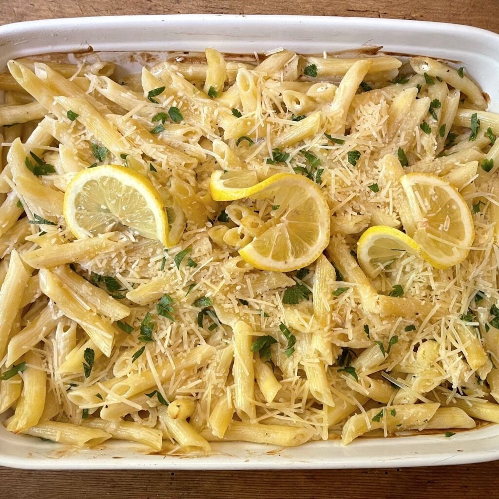 Susan Branch's Creamy Baked Lemon Noodles Recipe