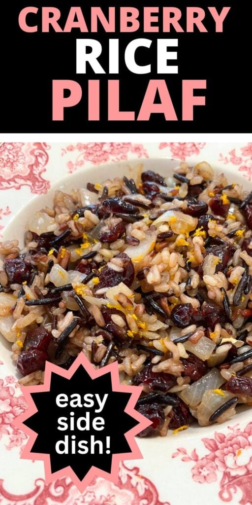 Photo of Cranberry Rice Pilaf Recipe 