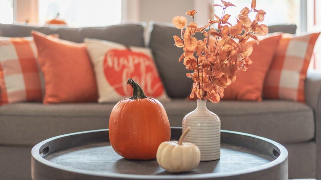 Aesthetic Fall Decor - Autumn Themed Living Room