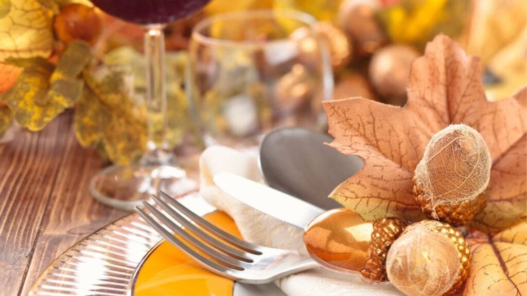 Cozy Fall Aesthetic - Autumn Place Setting