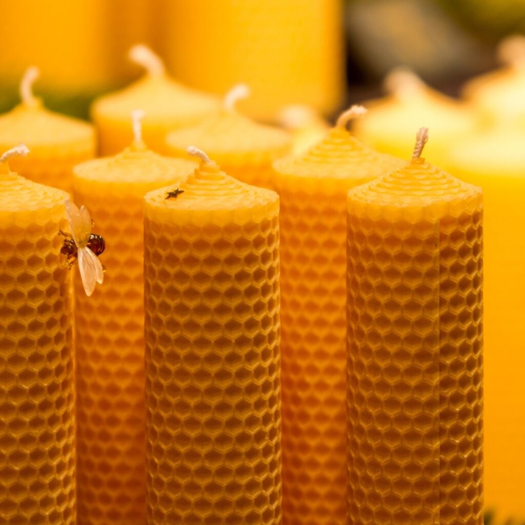 Inexpensive Hostess Gifts - Beeswax Candles