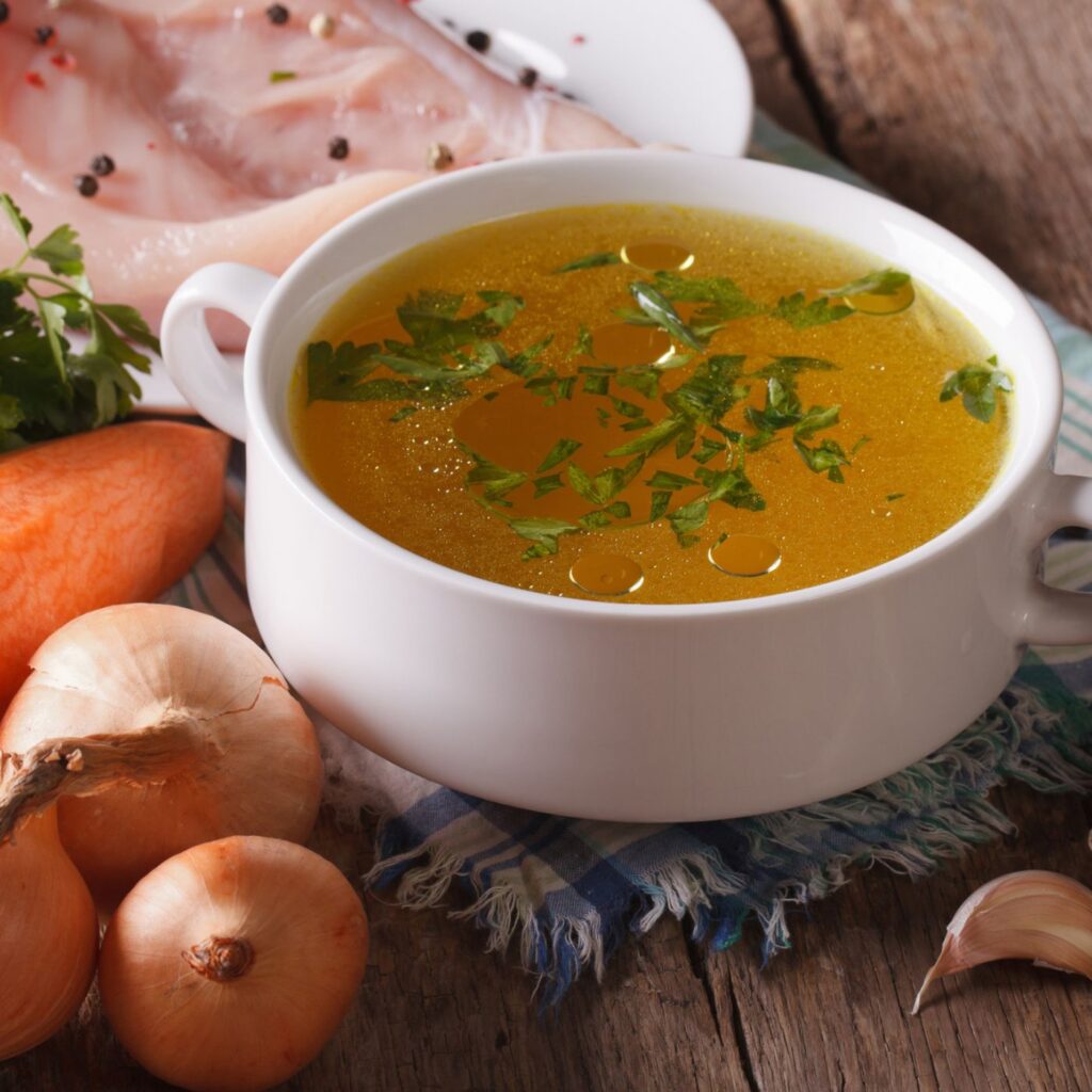 BEST Slow Cooker Chicken Bone Broth Recipe Montana Happy
