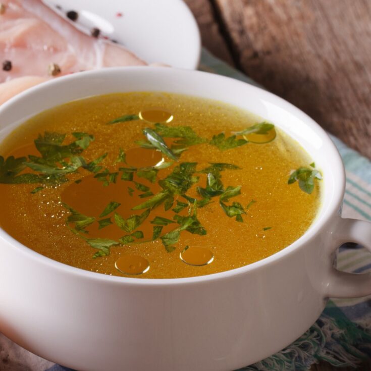 BEST Slow Cooker Chicken Bone Broth Recipe Montana Happy