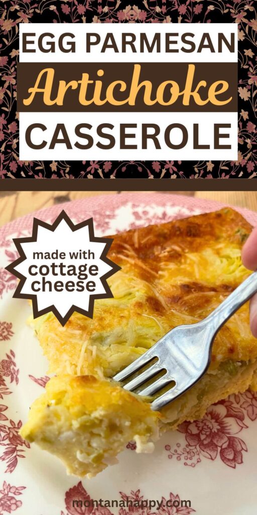 Egg Parmesan Artichoke Casserole Recipe * Breakfast Recipes -This Egg Parmesan Artichoke Casserole recipe is the ultimate make-ahead brunch dish that’s bursting with savory flavor. Packed with tender artichoke hearts, green chiles, and gooey Monterey Jack and Parmesan cheeses, this easy egg casserole is perfect for holidays, potlucks, or cozy weekend mornings. The rich, cheesy layers bake up golden and satisfying, while the garlic pepper and cottage cheese add a deliciously unique twist. Whether you're searching for a low-effort vegetarian casserole or a flavorful breakfast bake, this artichoke egg casserole delivers comfort in every bite. Save this hearty egg bake to your brunch recipes board!
