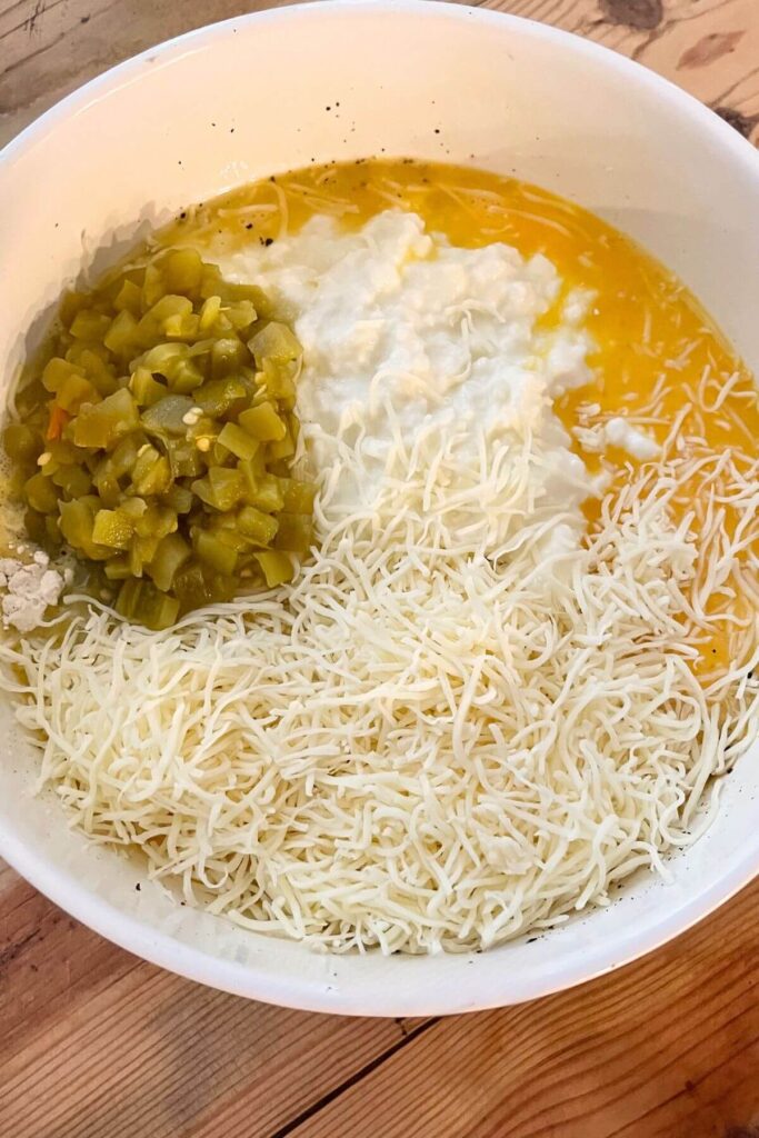 Ingredients for Egg Parmesan Artichoke Casserole Recipe 