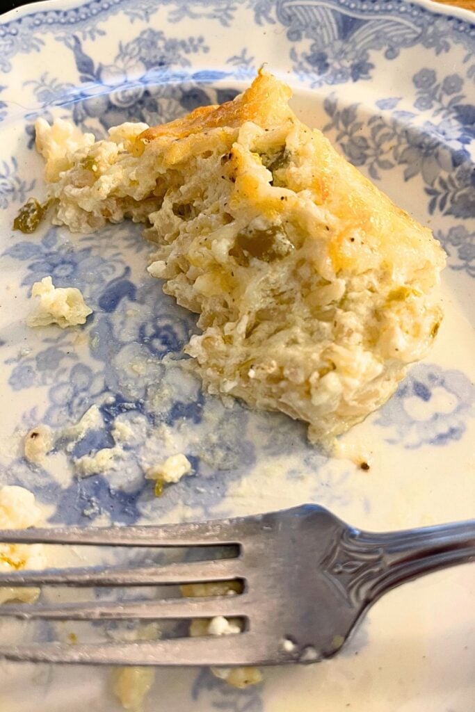 Green Chile Rice Casserole - Dinner Casserole Side Dish