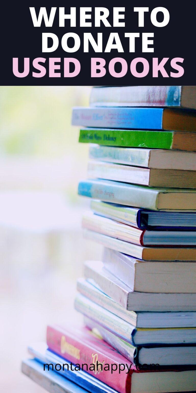 Where to Donate Used Books Montana Happy