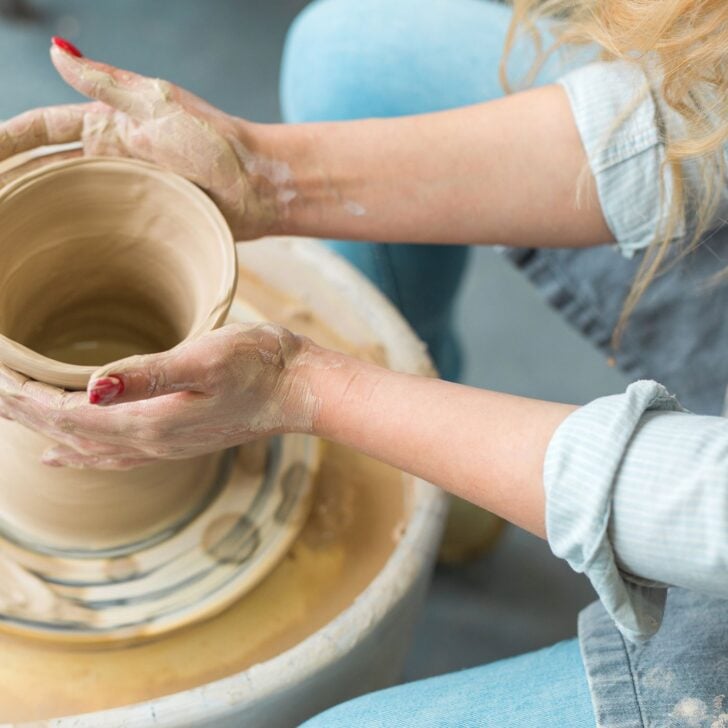 Hygge Quotes About Passion - Woman making homemade pottery 