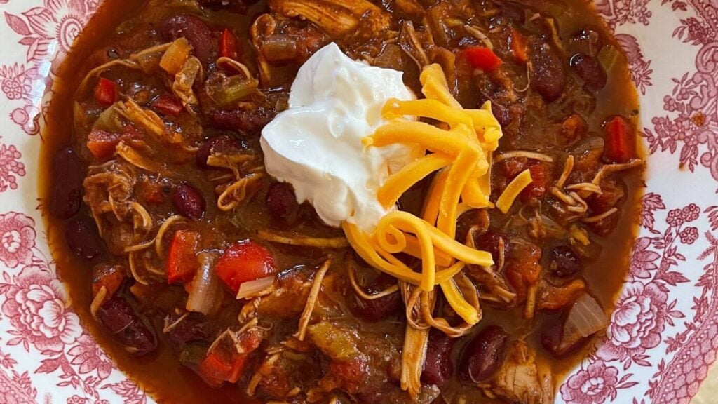 Close-Up Photo of Perfect Turkey Chili Recipe 