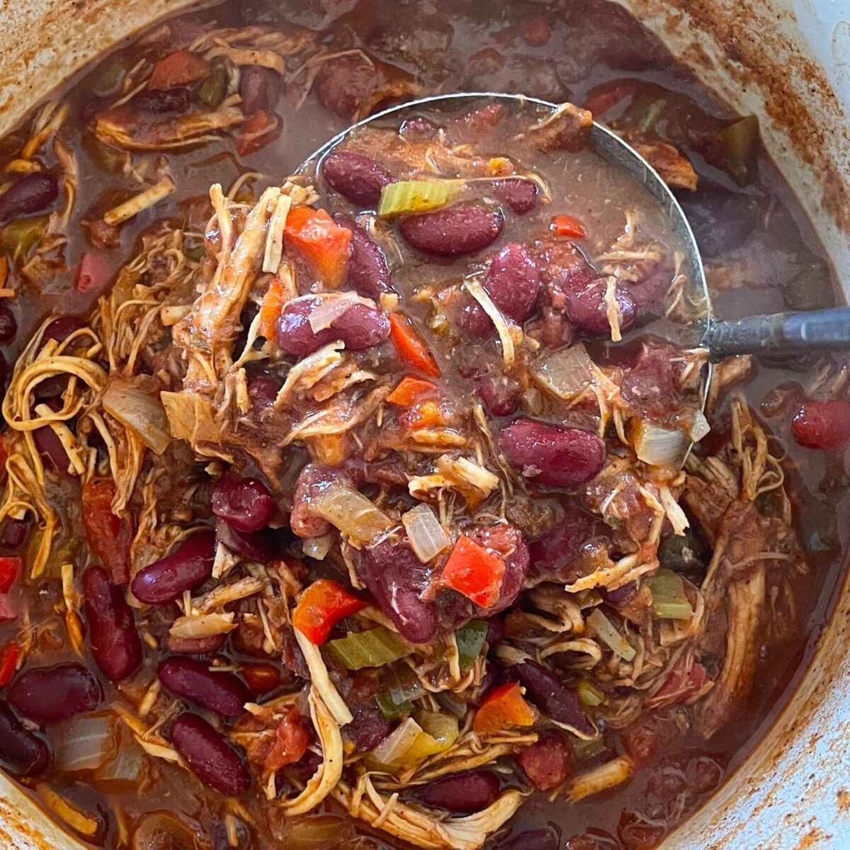 The BEST Leftover Turkey Chili Recipe Montana Happy