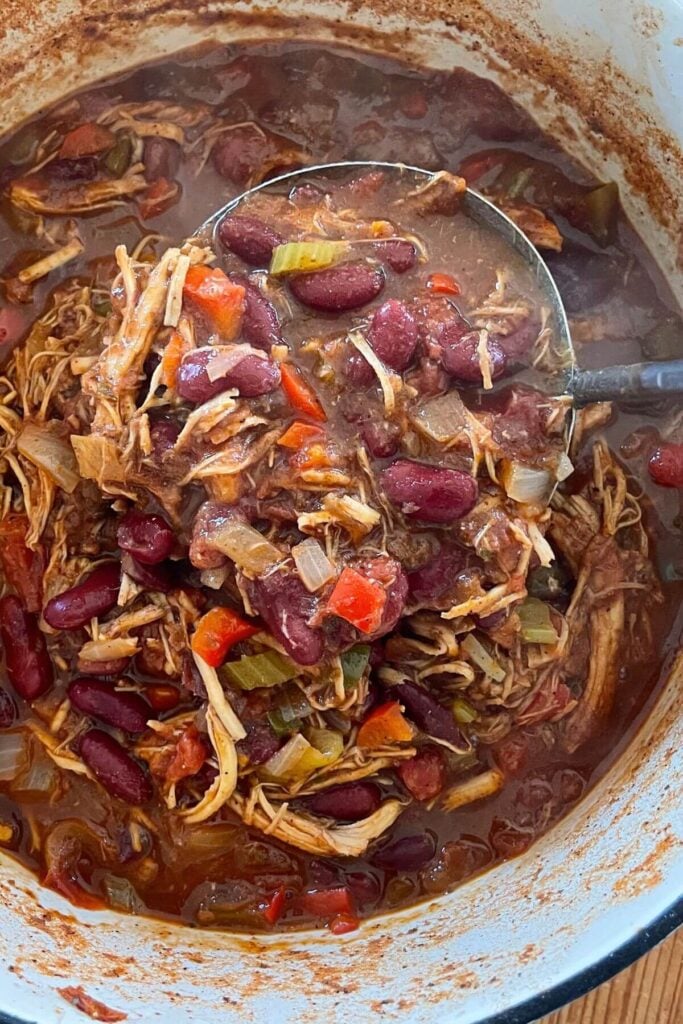 Photo of Shredded Turkey Chili Recipe 