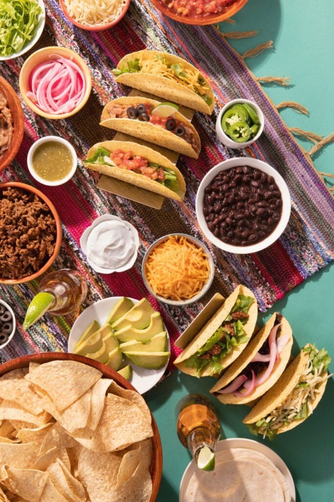 The Best Taco Seasoning Mix - Photo of a Taco Bar 