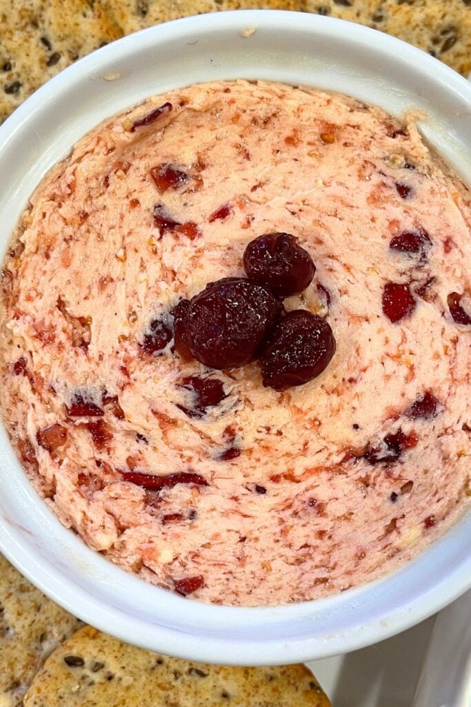 Close-Up Photo of Whipped Cranberry Butter Recipe 