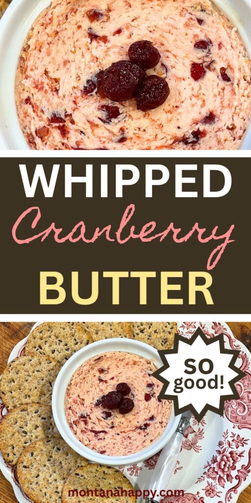 Whipped Cranberry Butter Recipe - This delicious whipped cranberry butter recipe is the perfect blend of sweet, tart, and creamy—ideal for holiday brunches, festive dinners, or cozy winter breakfasts. Made with real cranberries and soft, fluffy butter, this easy homemade spread adds a vibrant pop of color and flavor to everything from toast and muffins to turkey sandwiches. Whether you're looking for a unique compound butter for a holiday charcuterie board or a beautiful homemade gift, this whipped cranberry butter is a must-try seasonal favorite. Save this cranberry butter recipe to your Pinterest board for festive recipe ideas you'll want to make year after year!