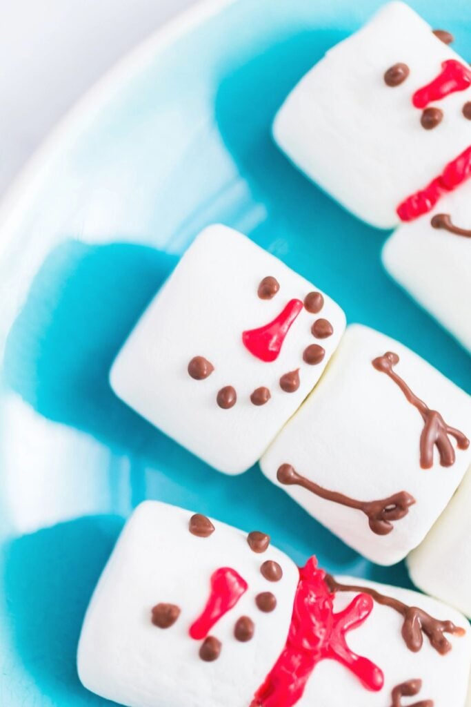 Photo of Christmas Hot Chocolate Bar - Snowmen Marshmallows  