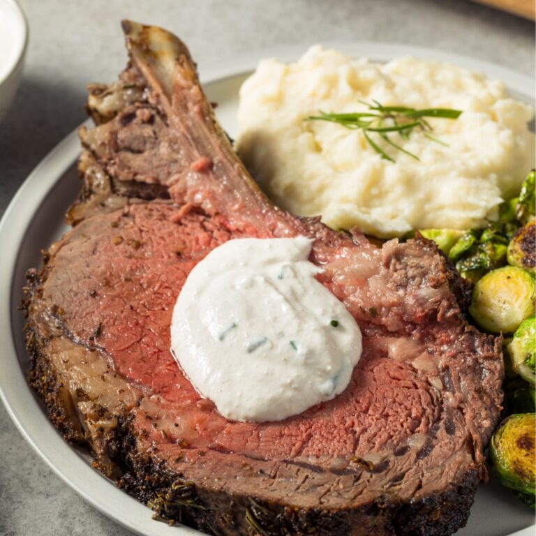 THE BEST Creamy Horseradish Sauce for Prime Rib Montana Happy