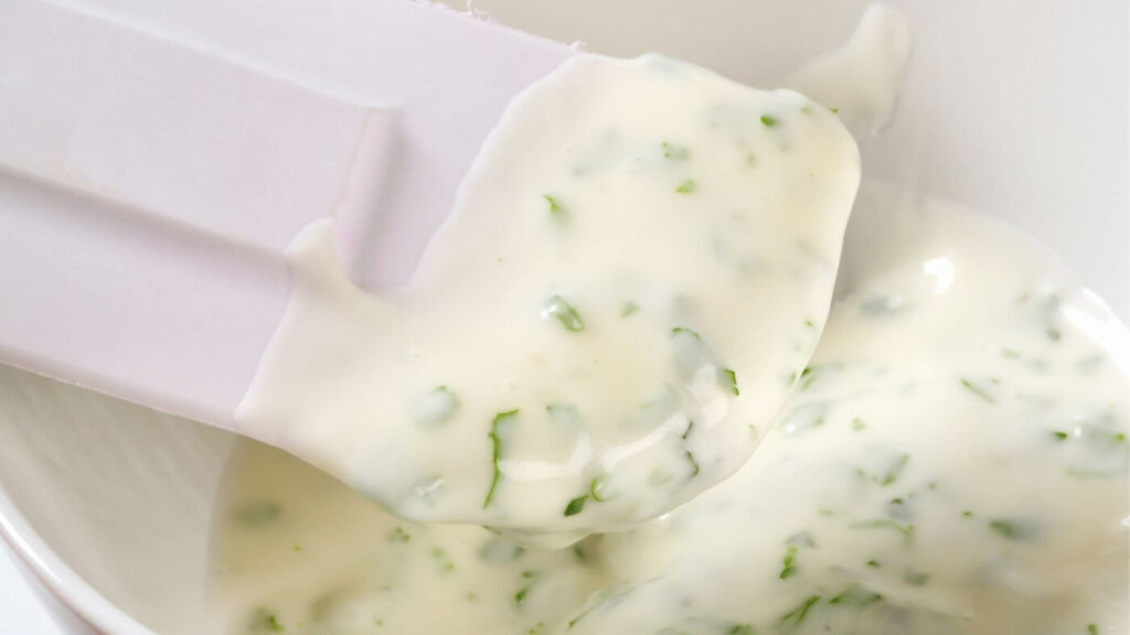 Ranch Dressing Recipe in a Bowl 